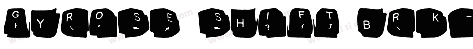 Gyrose Shift BRK字体转换